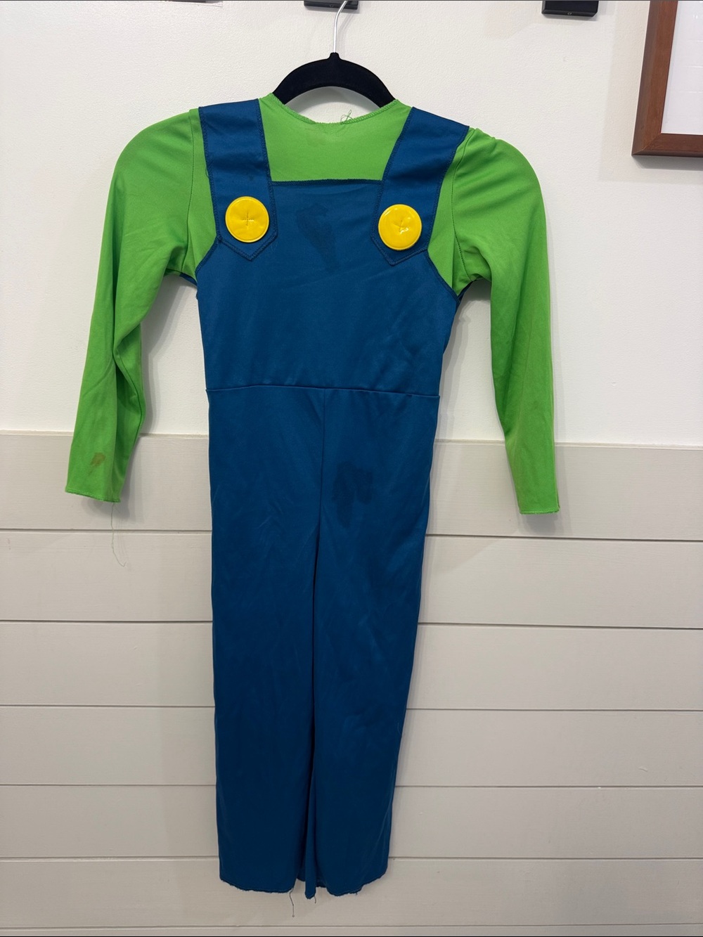 Kids Luigi Costume - used previous for zombie theme size 6